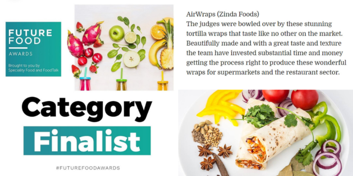 Zinda Foods is Future Food Awards Category Finalist