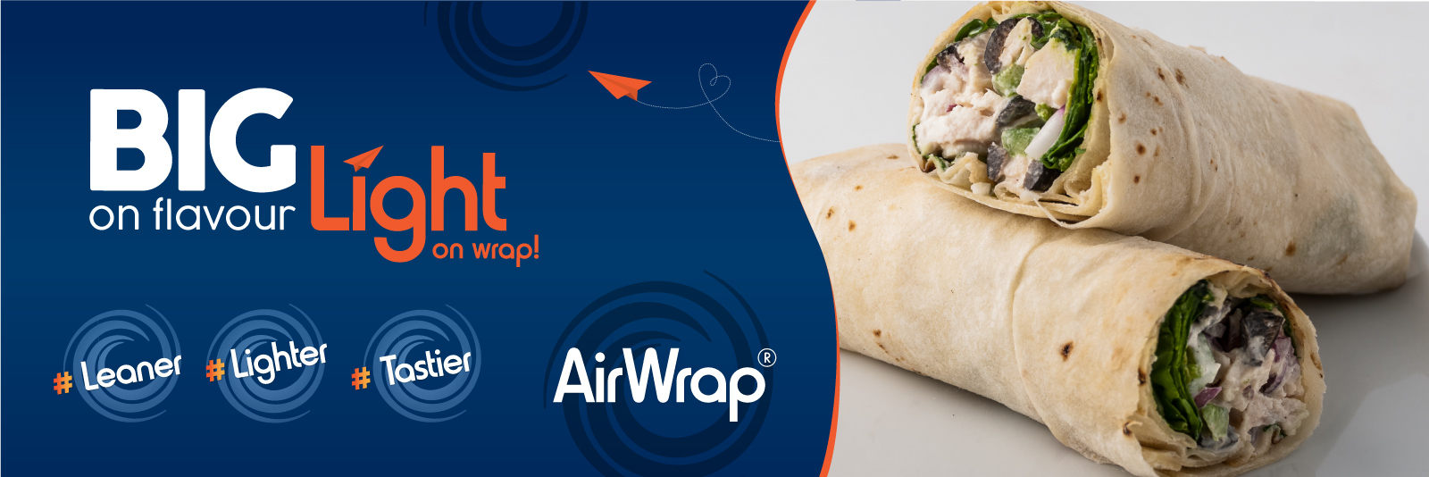 zinda chicken caesar food wrap with high protein & low calories