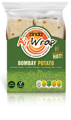 zinda bombay potato food wrap with no preservatives