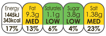 zinda tuna slaw food wrap nutritional information